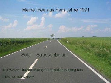 - Straßenbelag mit Solarzellen -